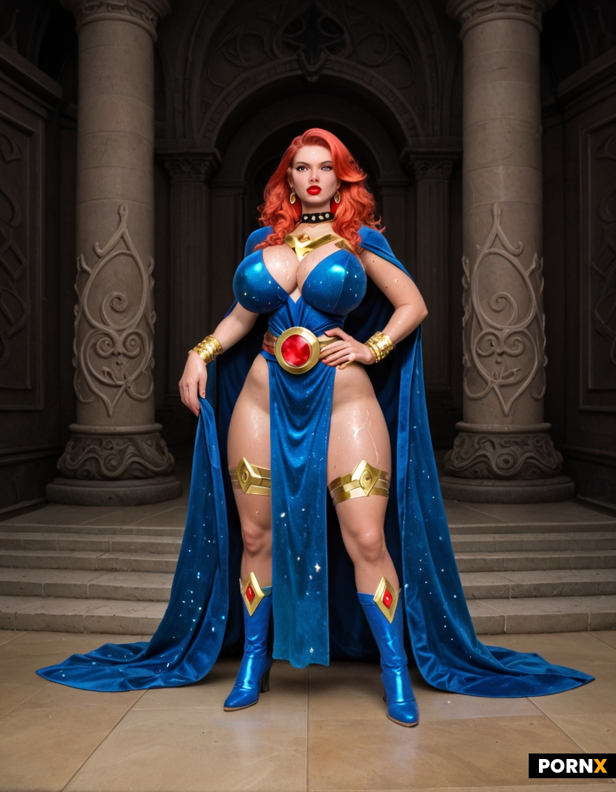 Dynamic overdramatic maniacal futuristic comic siren supervillain succubus seductress diva