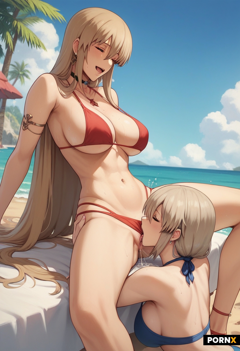 cute lesbian anime asuna girls and lesbian anime tsuki uzaki girls