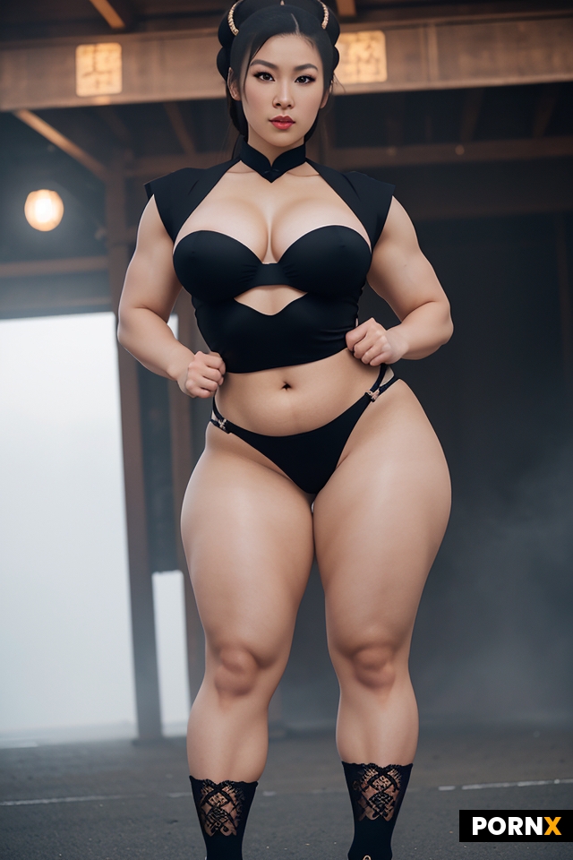 Woman like chun-li