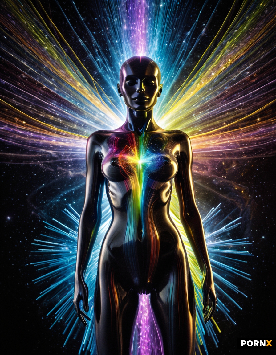 A surreal representation of existence as pure energy