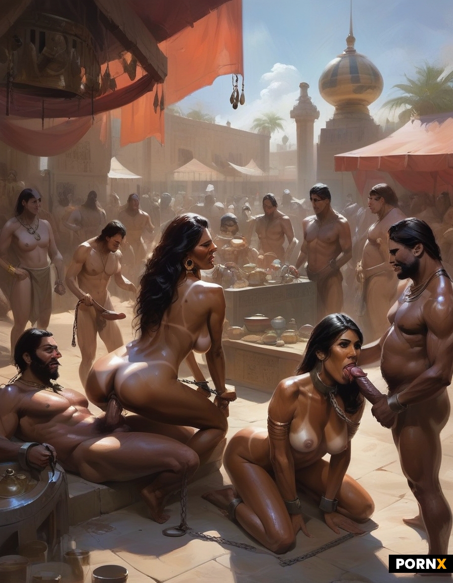 ancient Egyptian slave market
