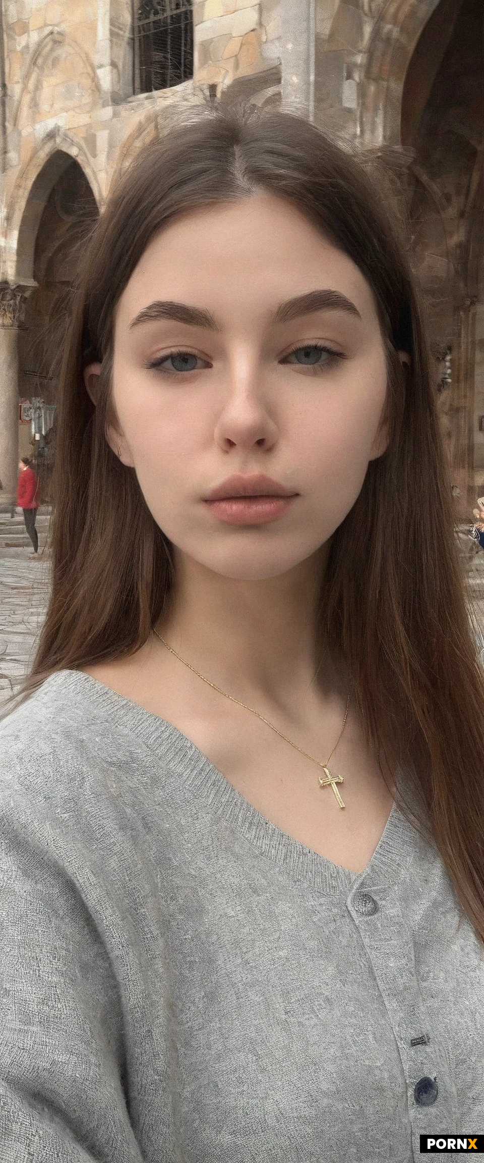 HighRes, best_quality, hiDef
20yo, (gorgeous_beautiful_face:1.9), ,,,average body,, brown hair,facing viewer, church