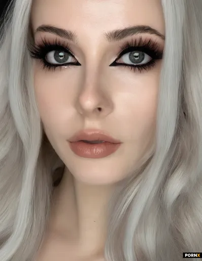 close up of stunning and sprightly 18 year old woman full front profile headshot