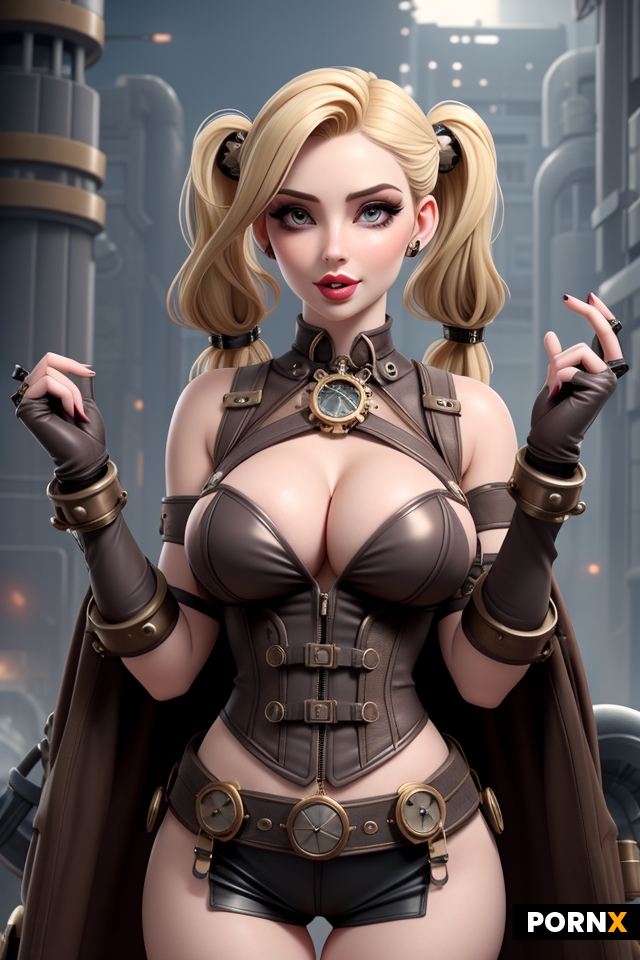 steampunk woman