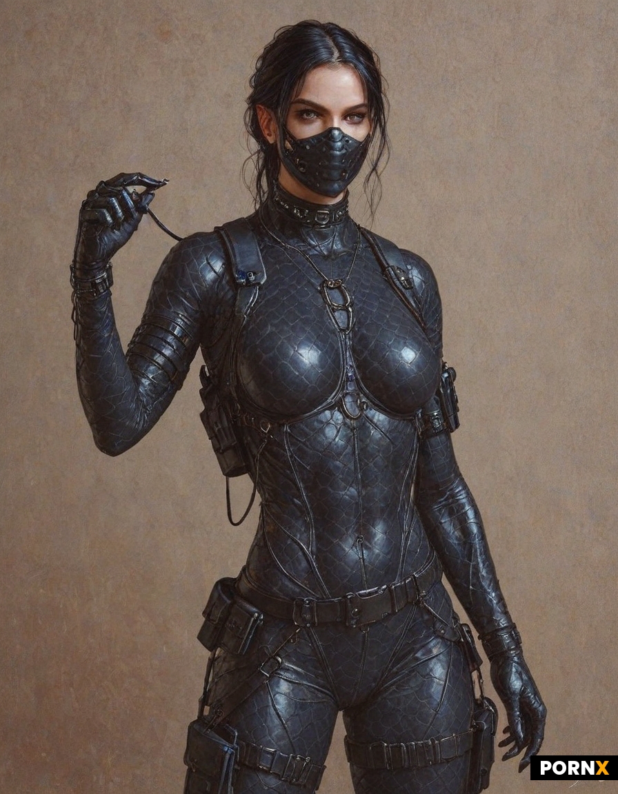 futuristic emo female soldier barely legal 18 years old