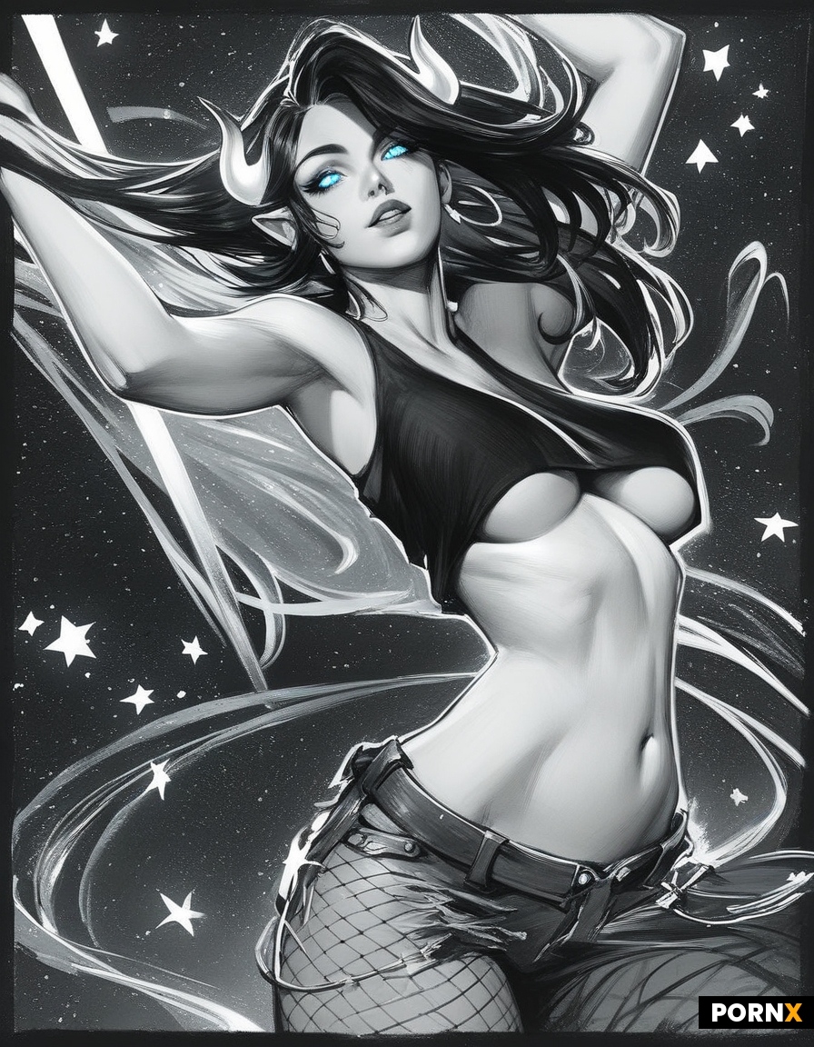 black and white marker Sketch