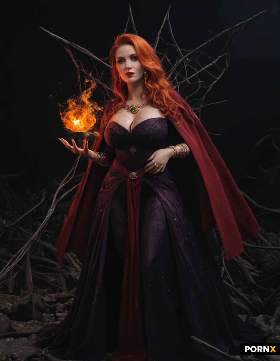Dynamic overdramatic maniacal powerful comic rogue siren supervillain succubus seductress