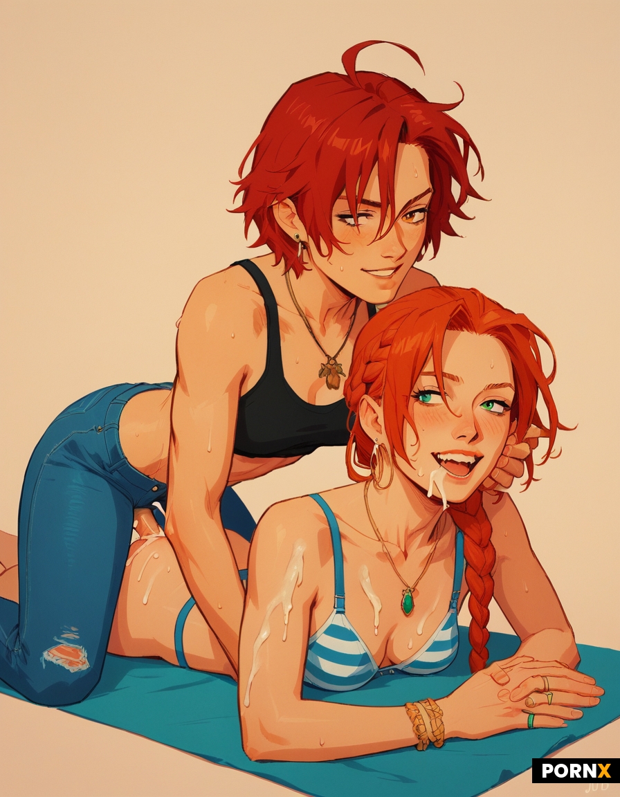 Two people