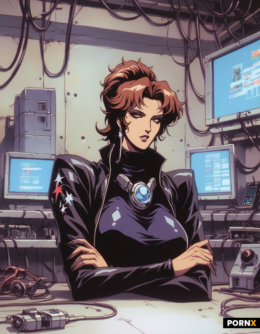 Woman starship pilot