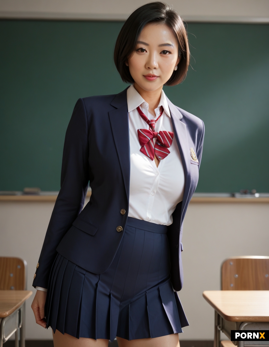 生成一个中国女大学生