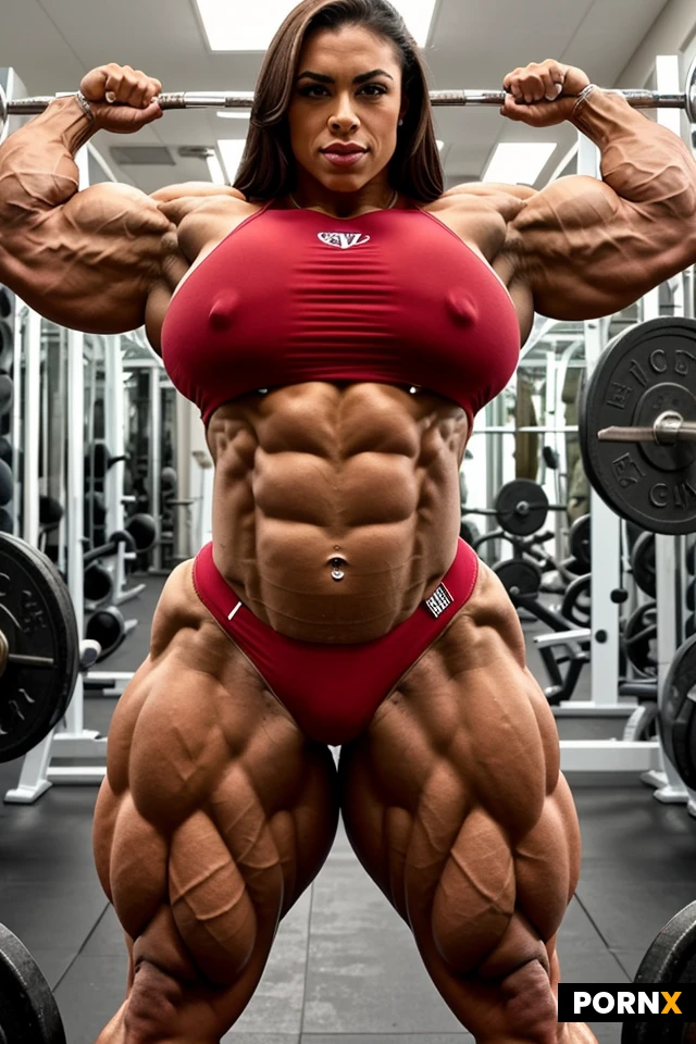 Woman,Muscular, thick muscles, huge massive muscles,FBB bodybuilder ,godly thick defined abs ,extremely beautiful face, perfect by all means