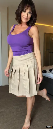 Brown haired adult woman