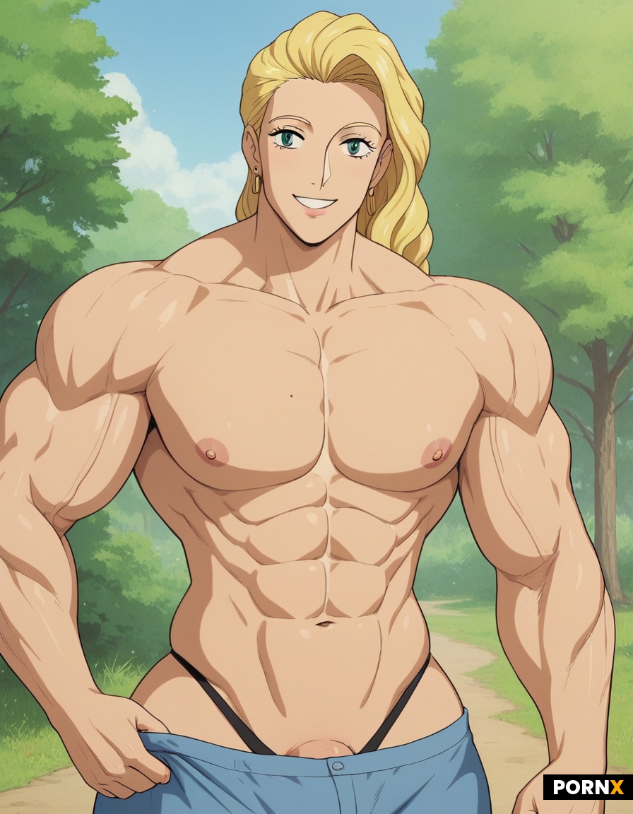 Giant Futa buff broad Voluptuous muscular steroid Goddess