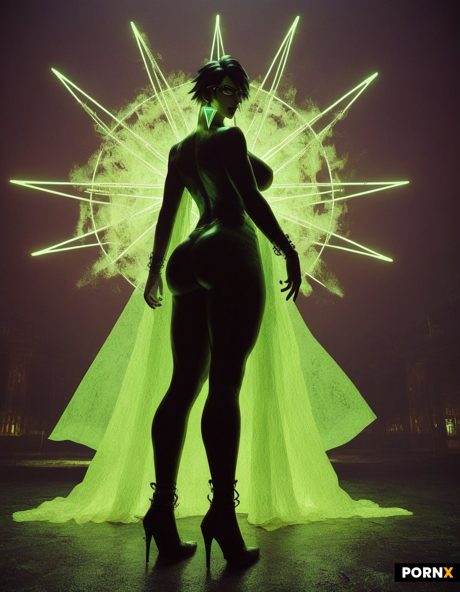 Bayonetta nue avec de gros seins