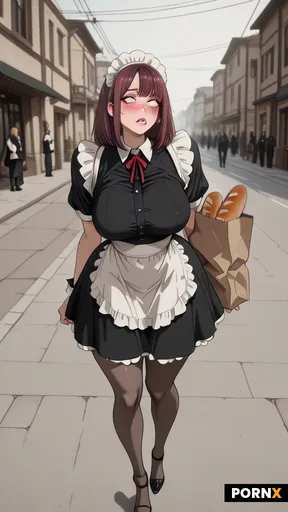 A beautiful curvy woman with fair skin