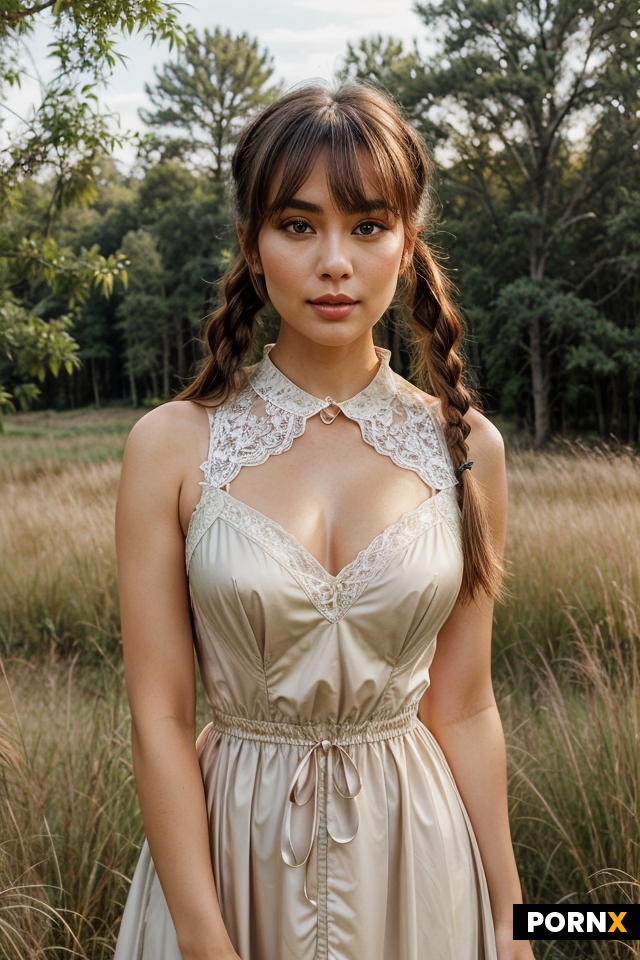 A European Thai woman