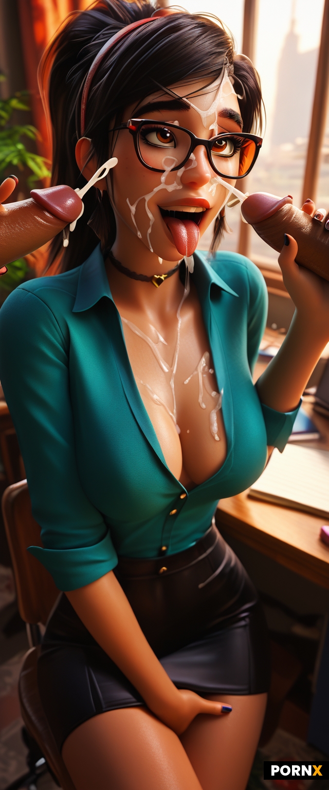 Stunning female secretary