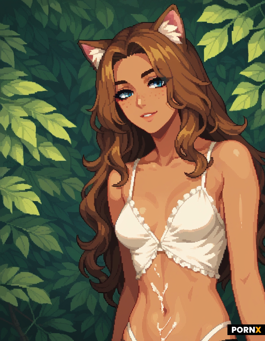 1 sexy long haired feline woman 21