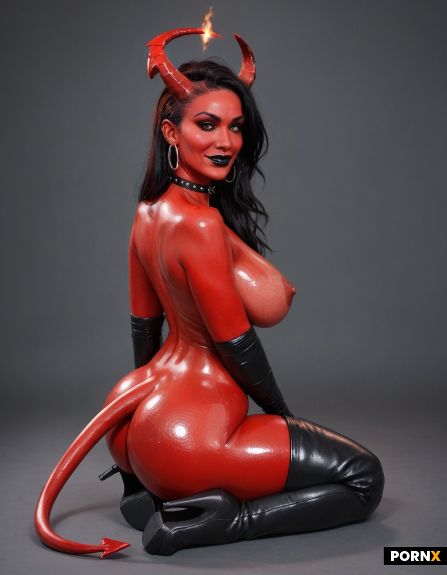 Busty plus sized succubus