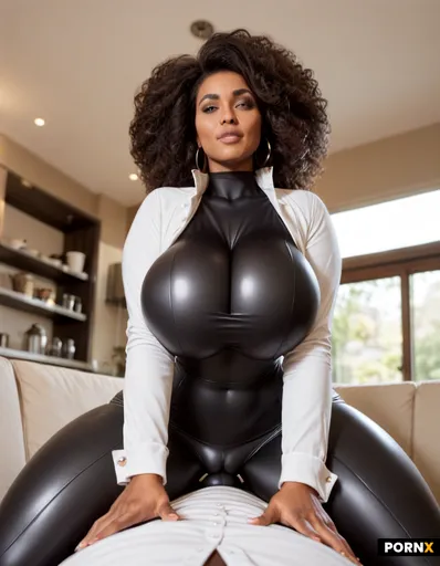 beautiful curvy black woman