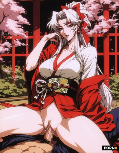 pretty japanese miko