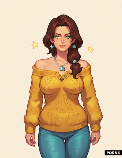 She has long