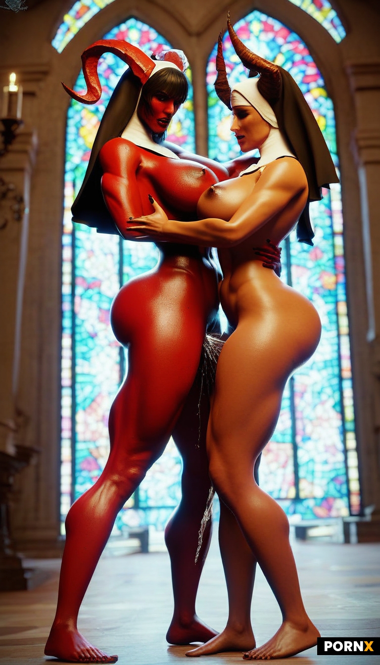 demon woman with big breasts