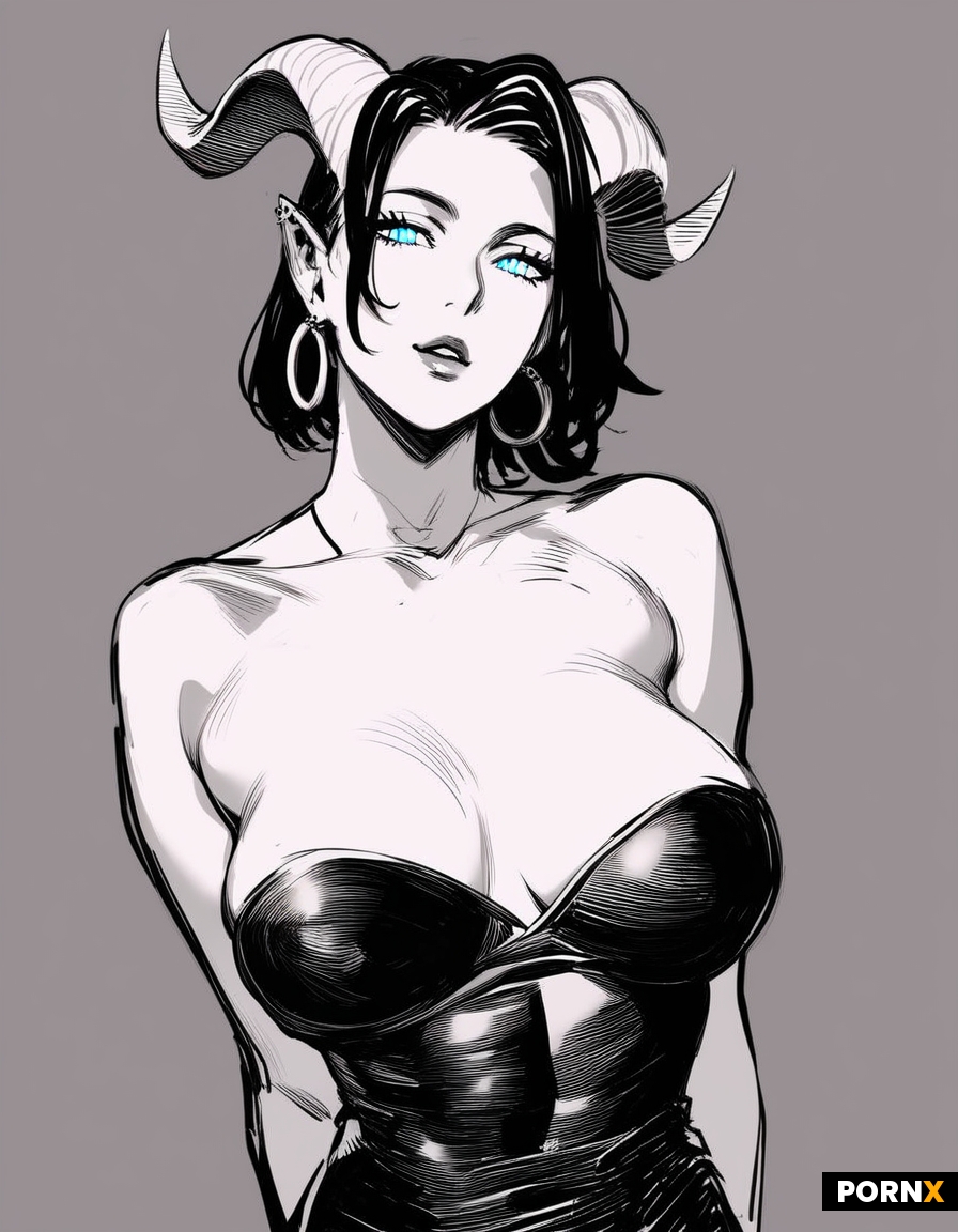black and white