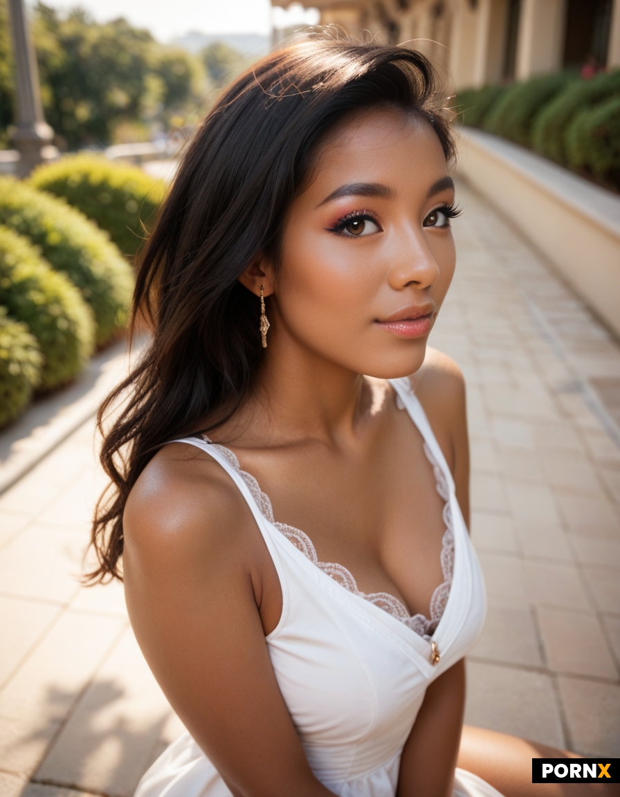 dark skinned asian woman