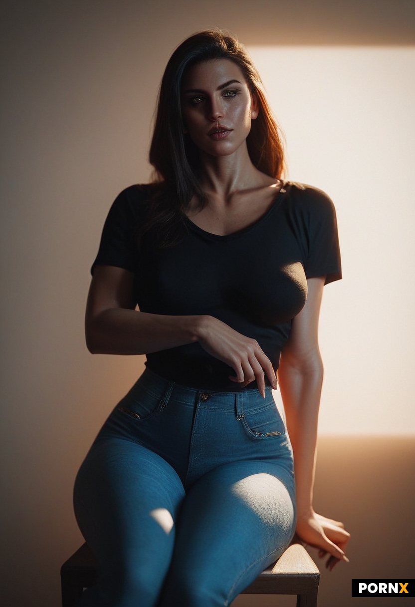 sitting in chair