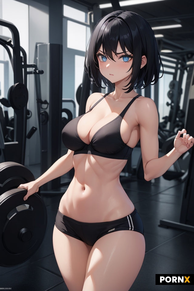Short black hair