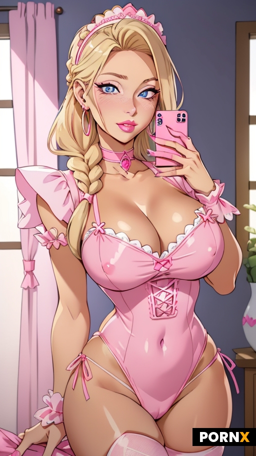 long blonde braid