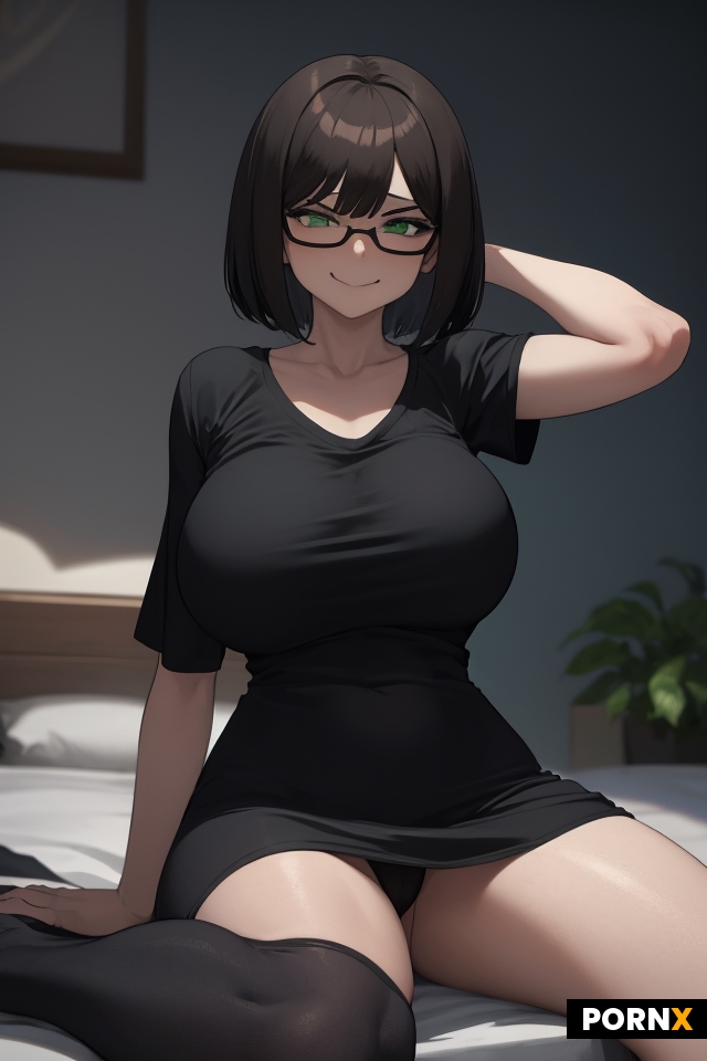 Woman with big