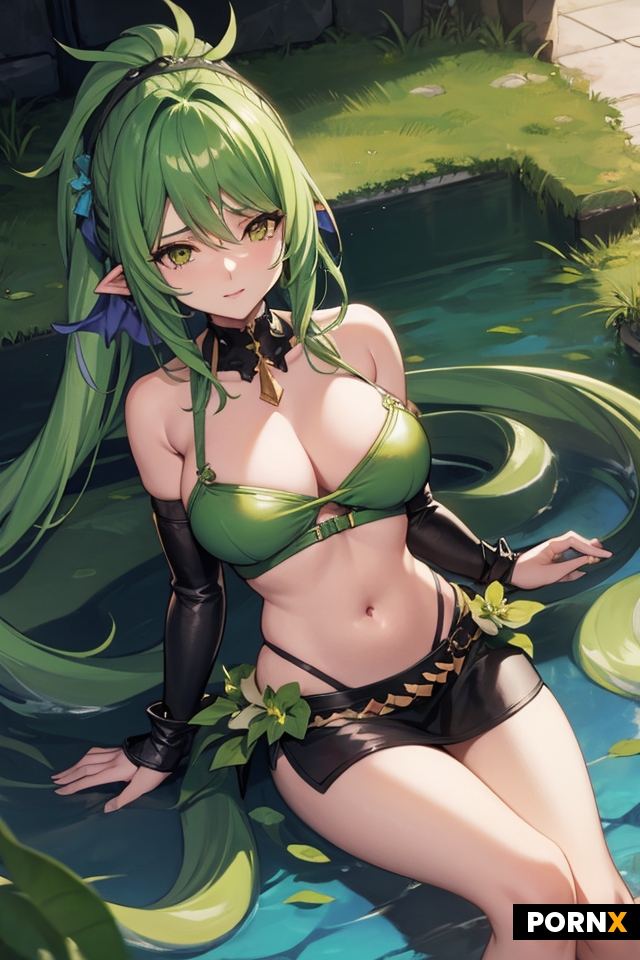 Rydia complètement nue de final fantasy 4