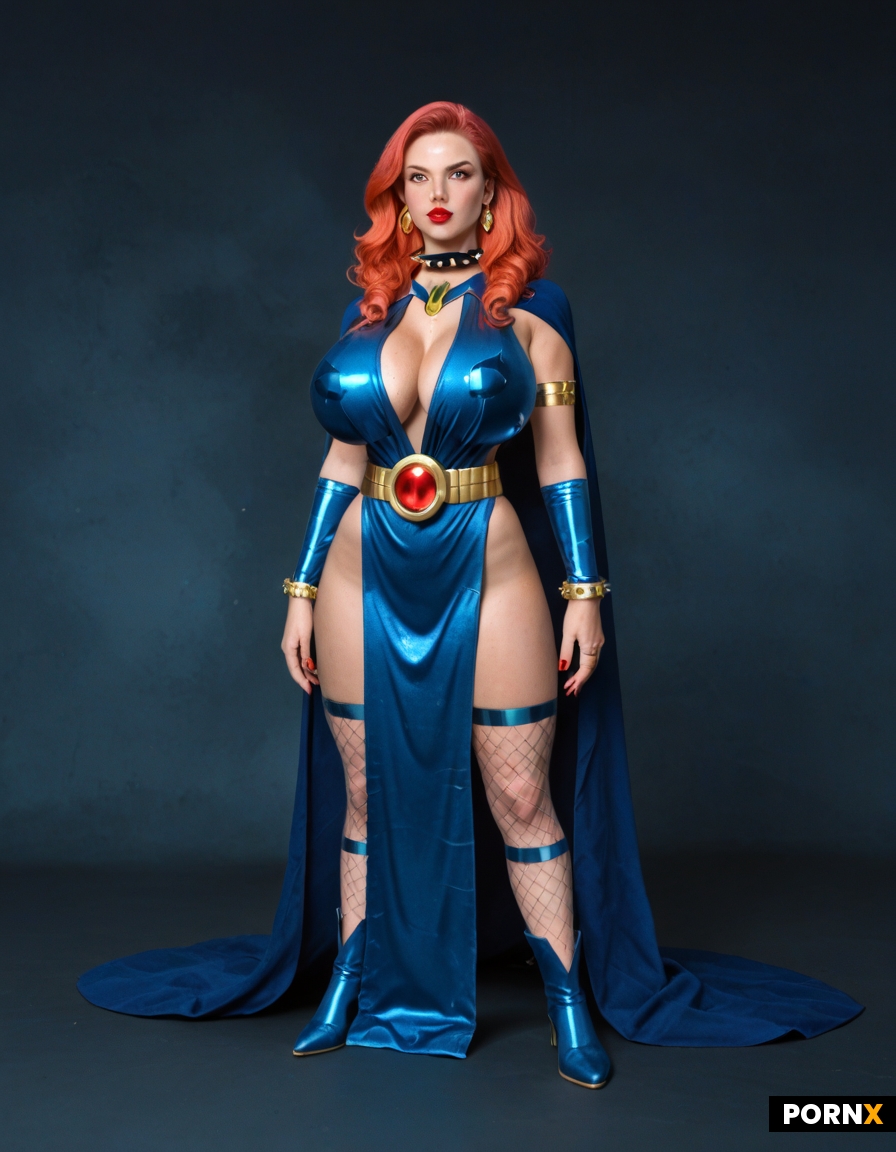 Dynamic overdramatic maniacal futuristic comic siren supervillain succubus seductress diva