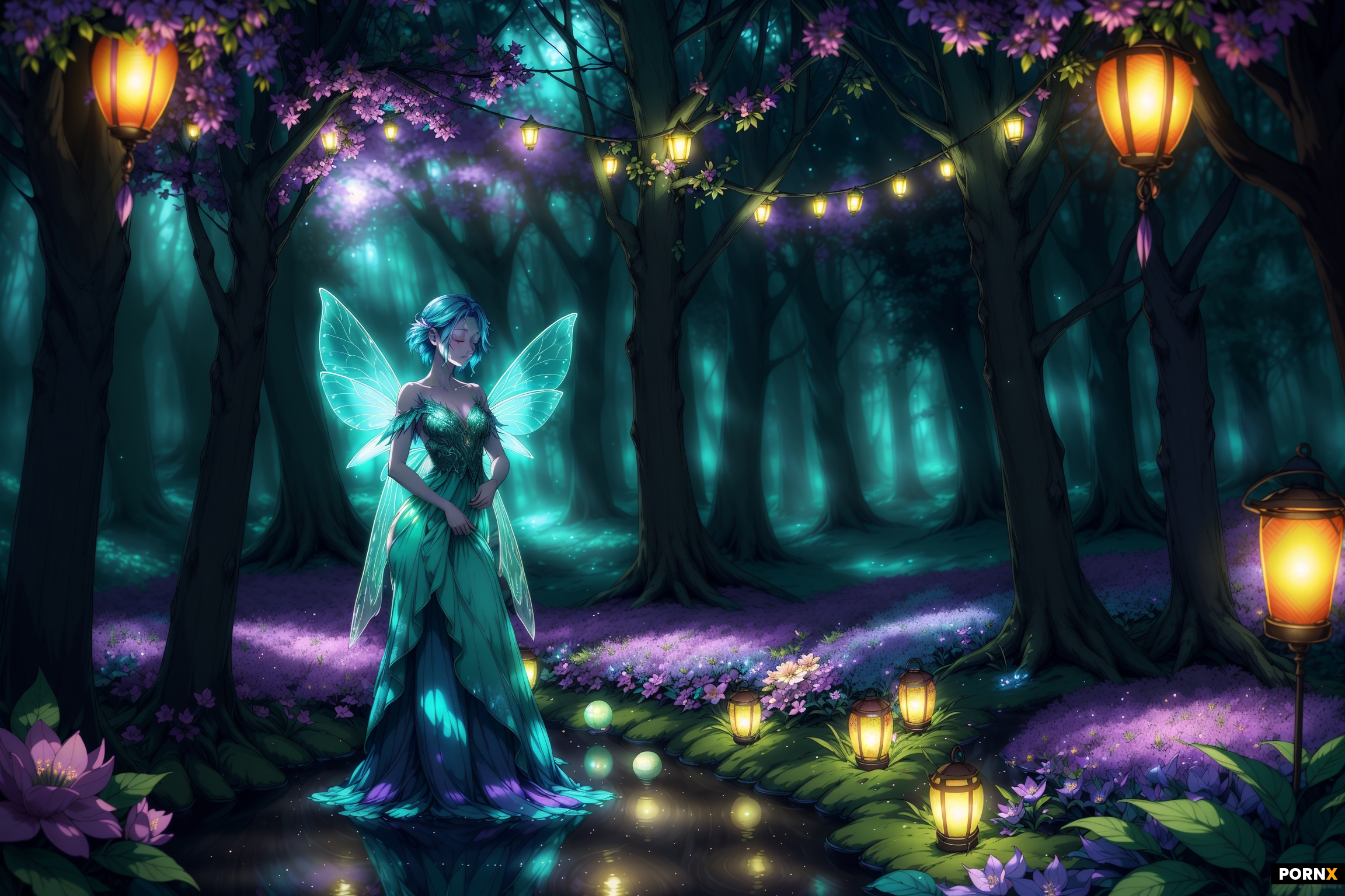 Deep within an enchanted forest