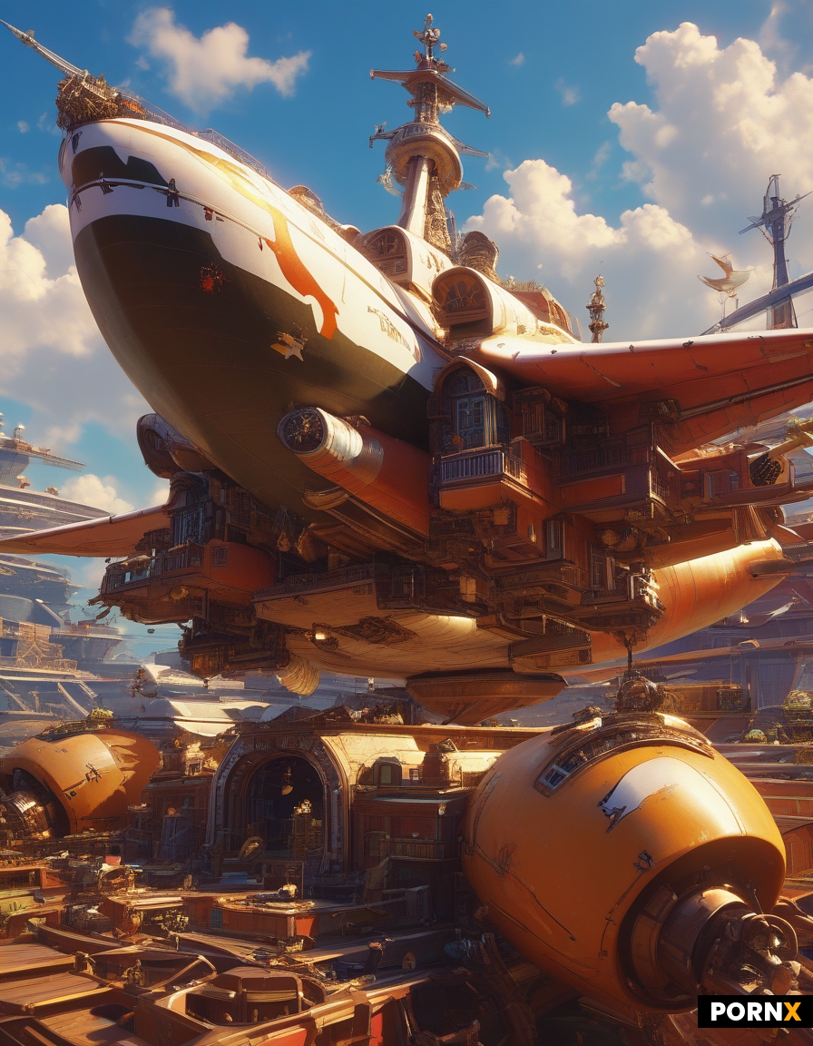 Final fantasy style airship
