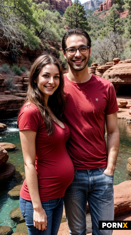 Horny Woman standing by man