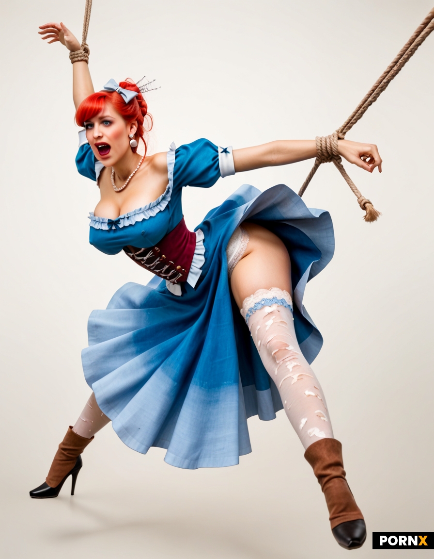 Sexy Seductive skimpy scantily-dressed royal peasant mistress