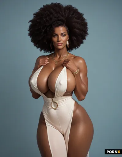 beautiful curvy black woman