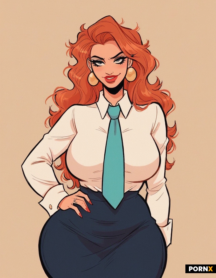 Adorable cute Redhead woman