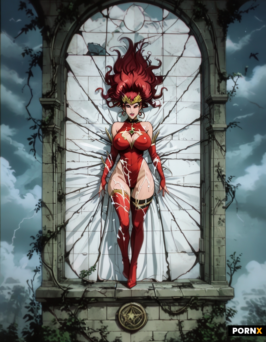 Dynamic overdramatic maniacal futuristic comic superhero