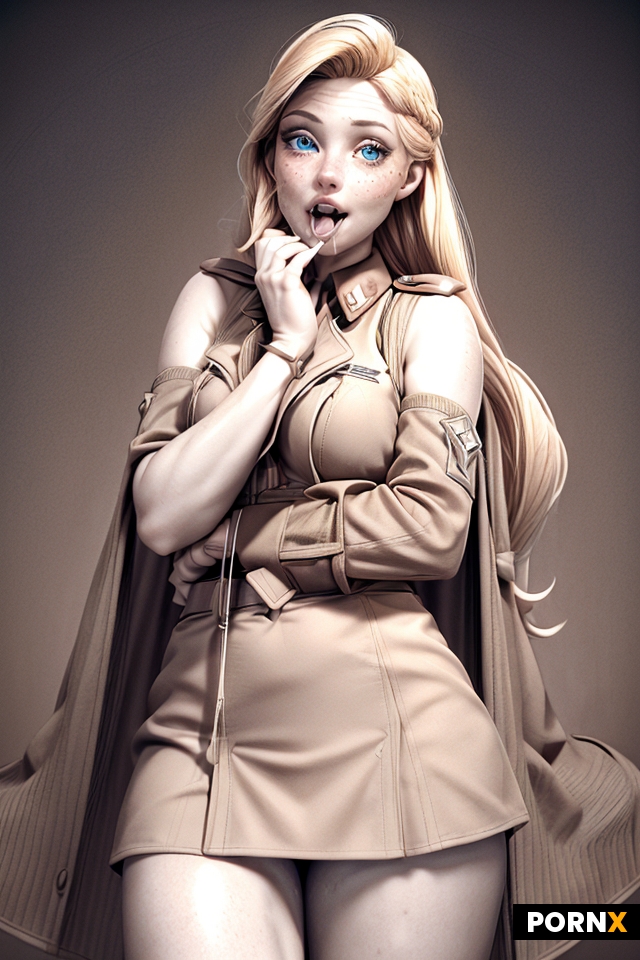 Beautiful WW2 soviet airforce all natural blonde