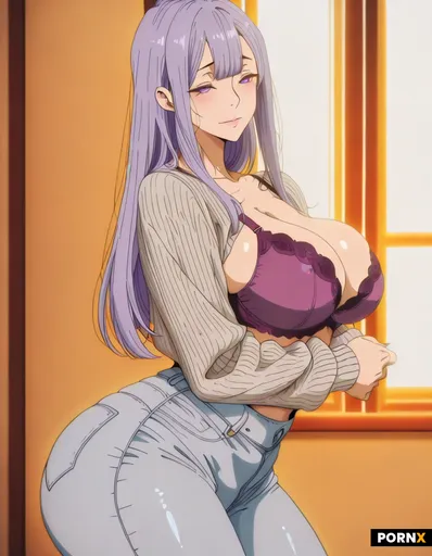 A mature woman with a huge Butt and Titties