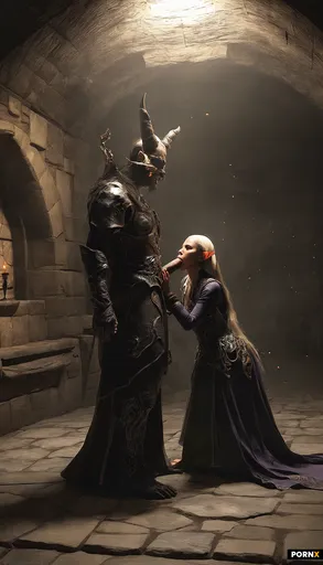 fantasy noble elf woman