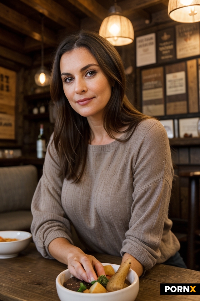 A Caucasian woman with long