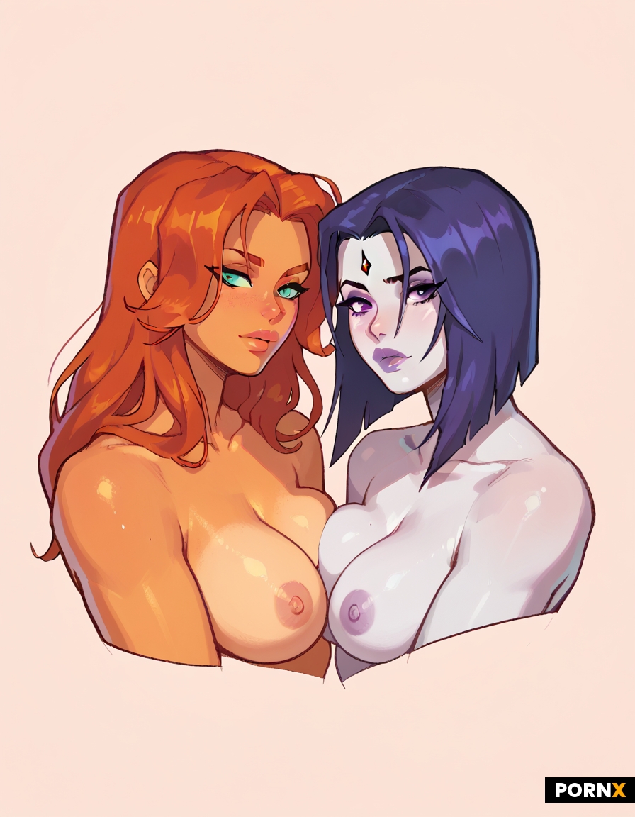 Pale skin Raven and orange skin long hair tarfire