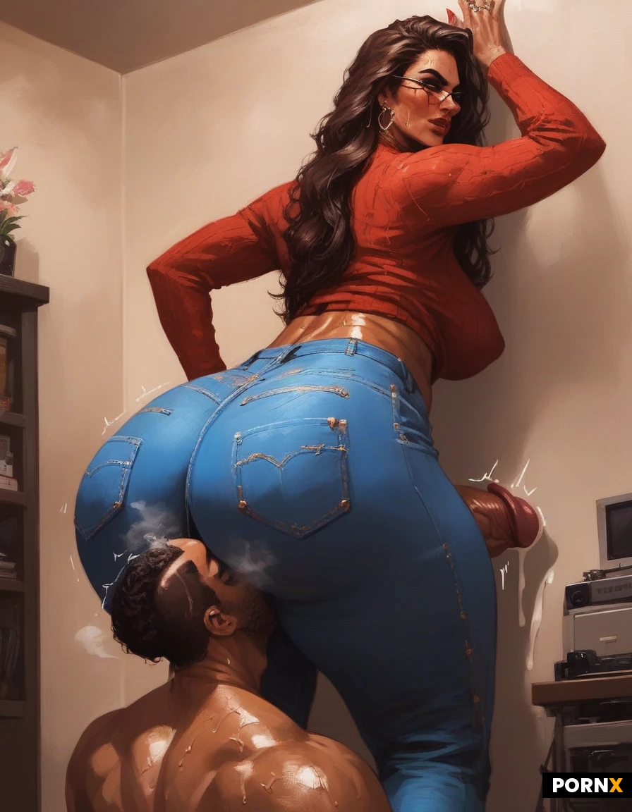score_9, score_8_up, score_7_up, score_6_up, score_5_up, score_4_up, hairy latin feminine guy with bubble butt, long hair, wearing sweater and jeans, egirl, girly makeup, pretty face, beautiful eyes, on his phone, throbbing big cock, cumming, ejaculating, cock focus, looking at a dating app, calling a man over, looking mischevous, sneaky, bedroom, rainy day, beautiful detailed interior, bright colorful room, amateur, gonzo footage, camera, (steamy hot:1.4), perspiration, sweat, dust, oil <lora:Rajii_Artist_Style_Revised_PonyXL:0.2> <lora:shadman_style_v4:0.1> <lora:Lunas-Shadman-SDXL-A2:.4> <lora:Expressive_H:0.2> <lora:Futadom_Blowjob_kneeling_male.:0.5> futadom, kneeling male, standing futa, face fucking <lora:Adriano_Style:0.25> AdrianoStyle <lora:ASS_SMOTHER_WALL:0.6> Against Wall Facesitting, 1girl, 1boy, male against wall, , ass in face,, body between ass,, larger female, size difference <lora:anlngs:0.6> rmjb, , anilingus