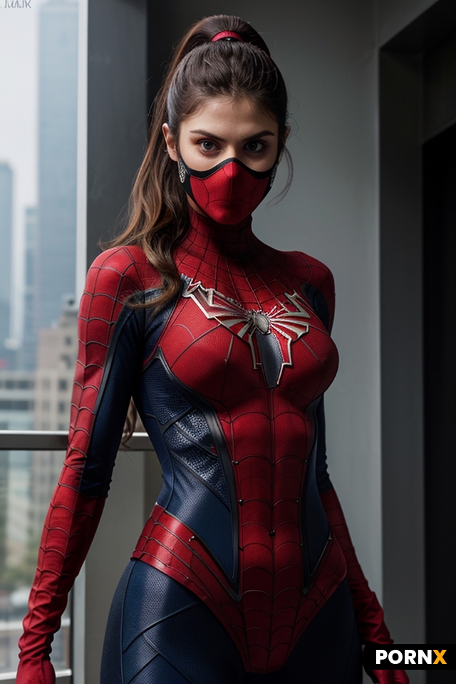 Alexandra Daddario as Spiderman