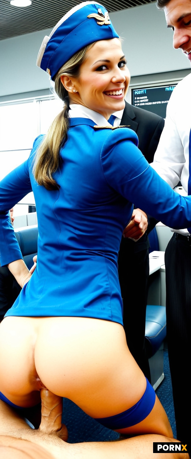 A stewardess